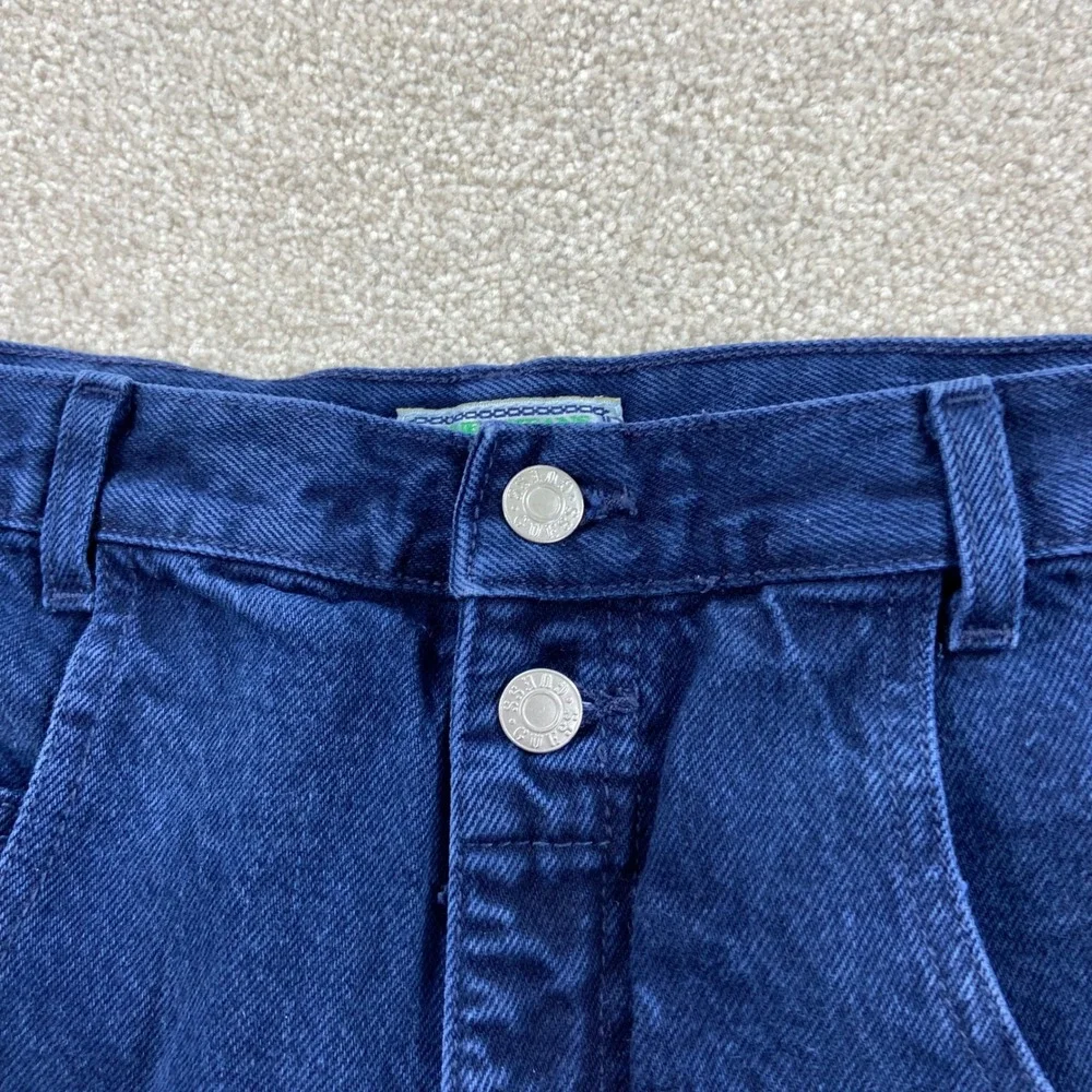 Vintage Guess Jeans Mens 34x30 Blue Georges Marciano Button Fly Made in USA